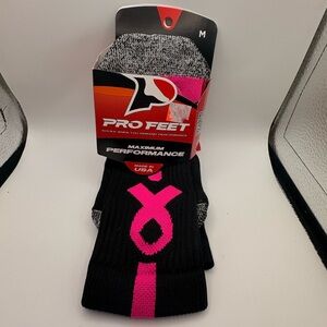 Women's Black & Pink Athletic Socks - Maximum Performance